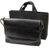 Сумка мужская GRANDE PELLE из качественной кожи (GP0429black)
